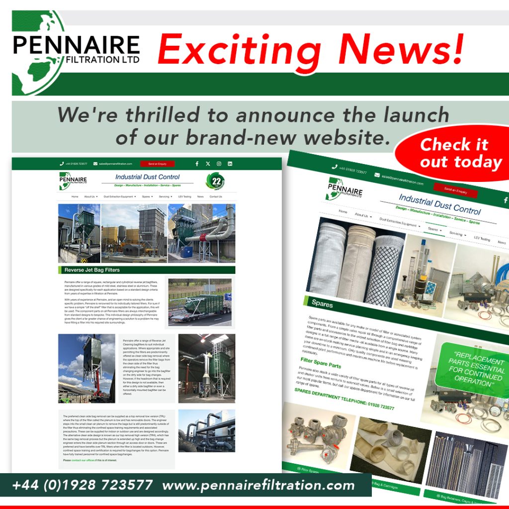 Pennaire Filtration New Website