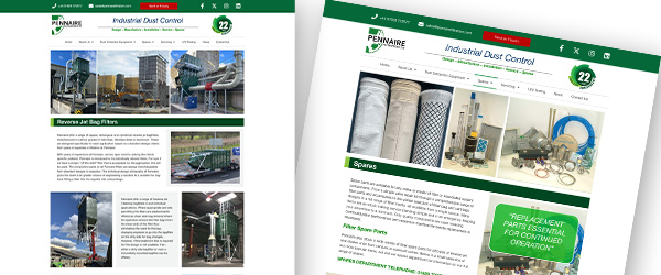Pennaire Filtration New Website