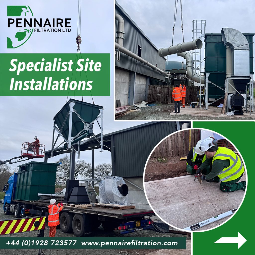 Specialist Site Installations by Pennaire Air Filtration