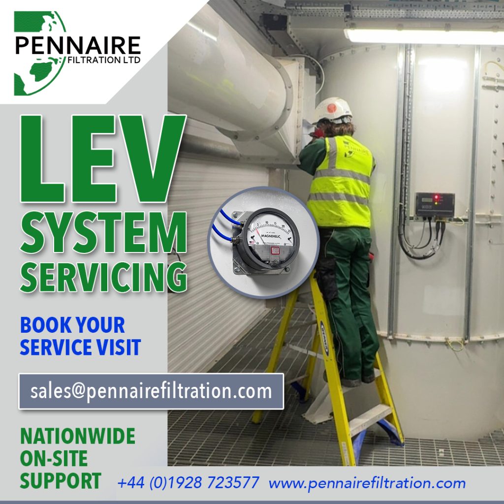 LEV System Servicing by Pennaire Filtration