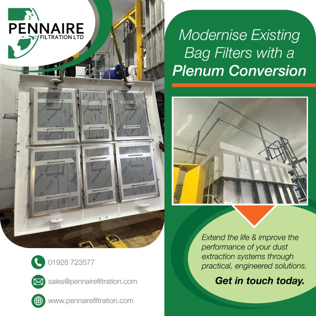 Modernise Existing Bag Filters with a Plenum Conversion