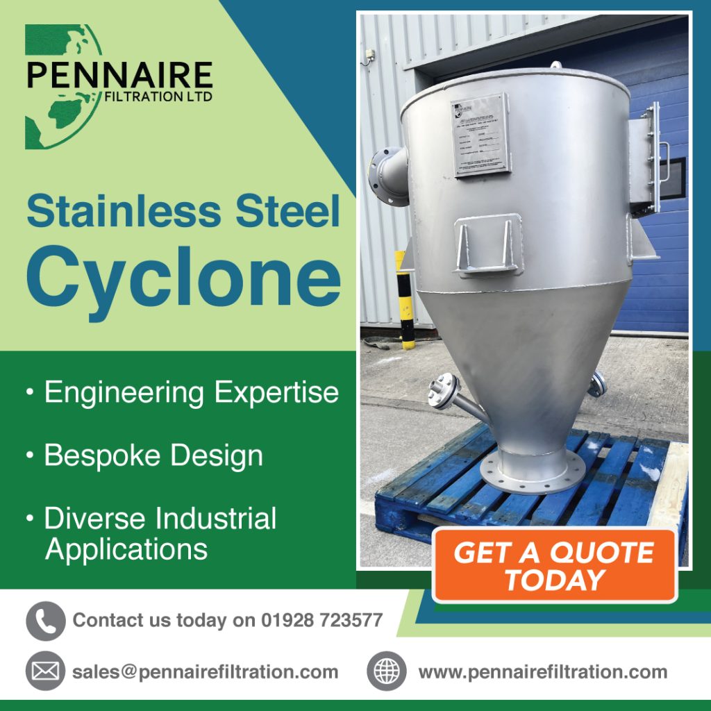 Food Grade Stainless Steel Cyclone Dust Collector