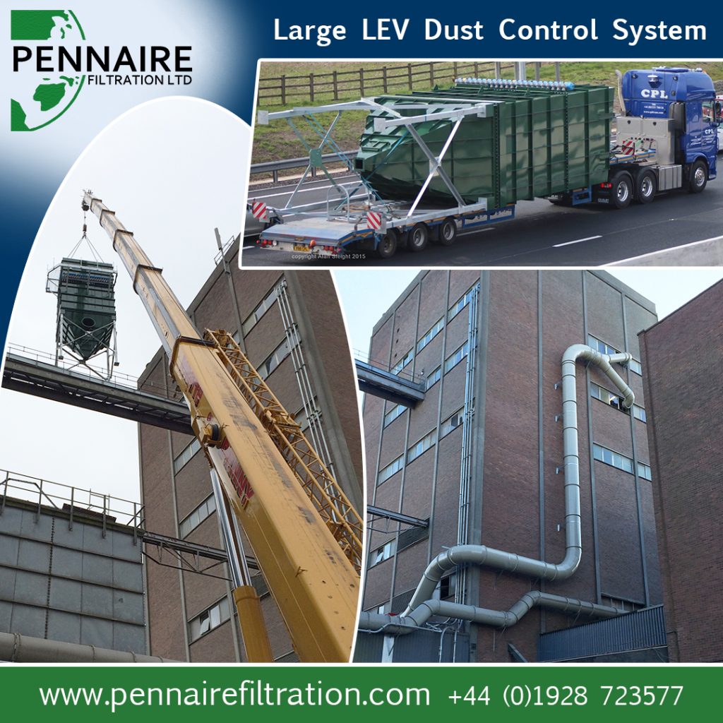 Pennaire Filtration LEV dust control system.