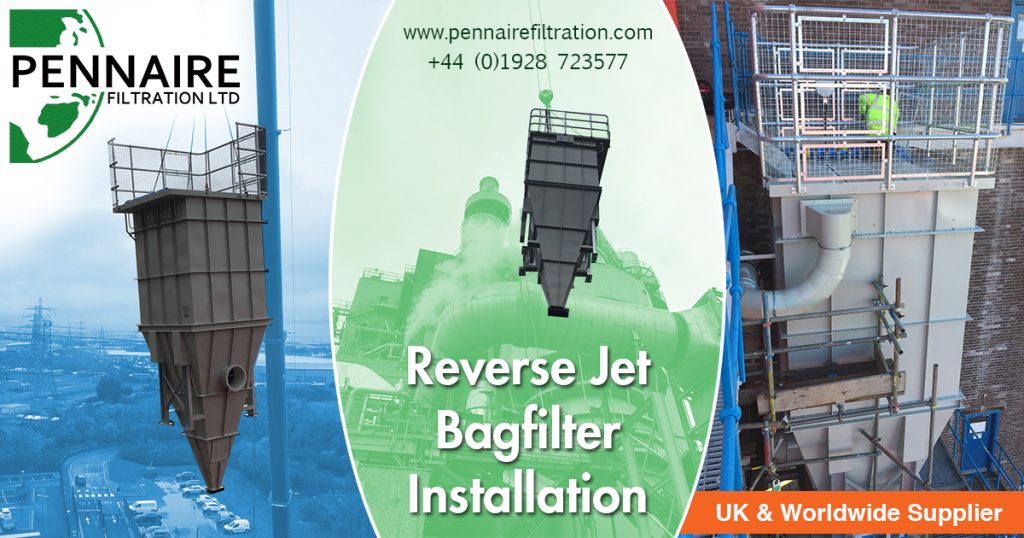 Pennaire recently replaced an old reverse jet bagfilter